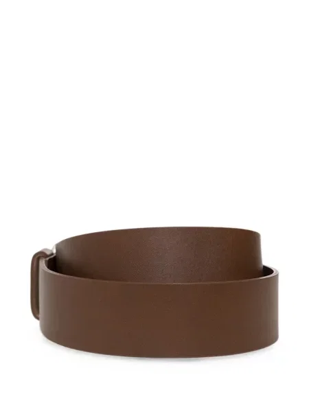 Curea Carhartt Wip din piele cu autograf maro