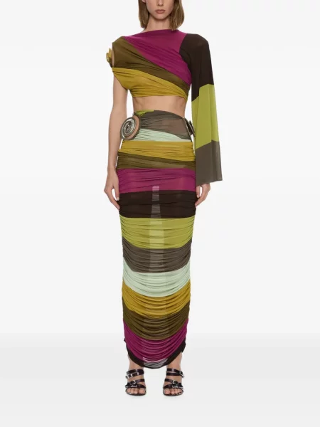 Decora top Christopher Esber drapat verde