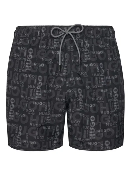 HUGO pantaloni scurți de baie negru