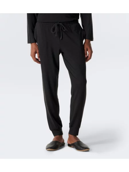 Pantaloni Zimmerli tricotate gri
