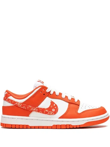 Sneakerși Nike Dunk cu model paisley portocaliu