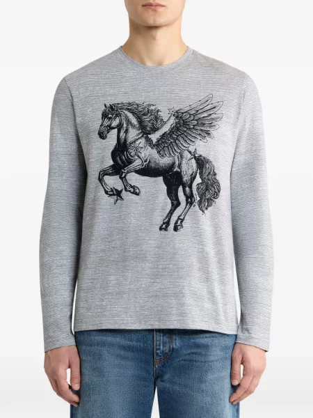 Pulover Etro cu imagine gri