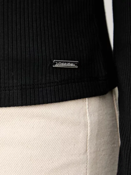 Blúz Calvin Klein fekete