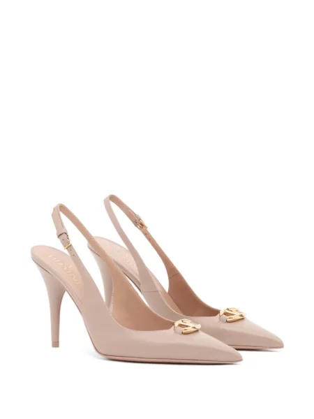 Pantofi cu toc Valentino Garavani din piele slingback