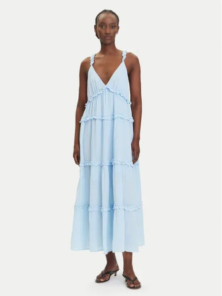 YAS Rochie de vară YASANINA deschis albastru