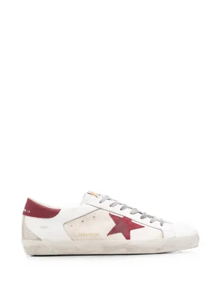Sneakerși Golden Goose zdrențuiți alb
