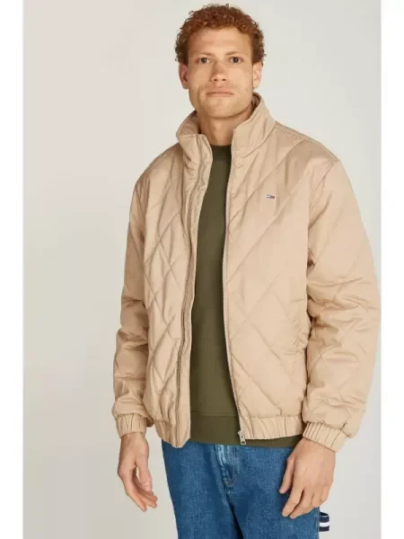 Tommy Jeans Kabát bézs