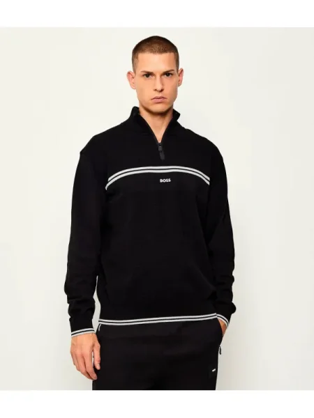 BOSS GREEN Pulover K_Zone QZ negru