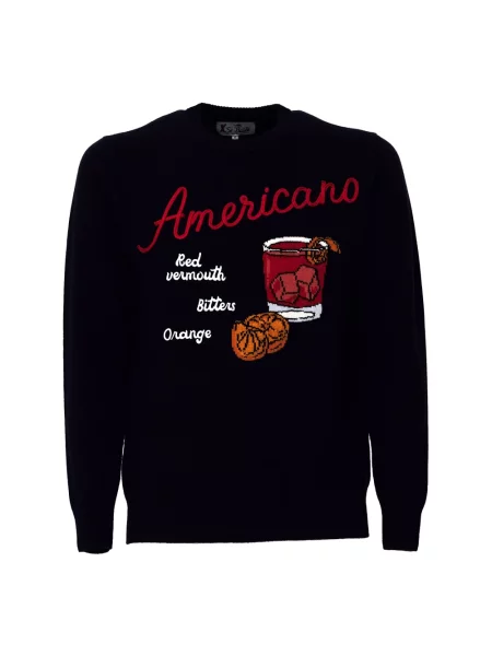 Sweter Mc2 Saint Barth niebieski