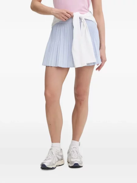 Fusta mini Lacoste cu autograf albastru