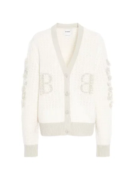 Kardigan Barrie z kaszmiru z autografem