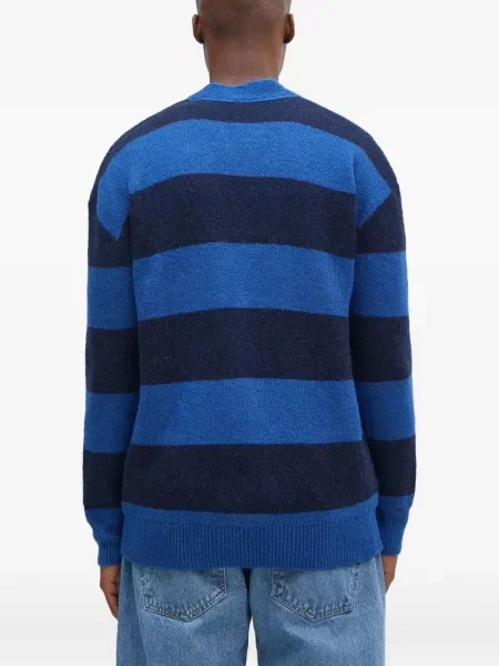 Cardigan Aries cu dungi albastru