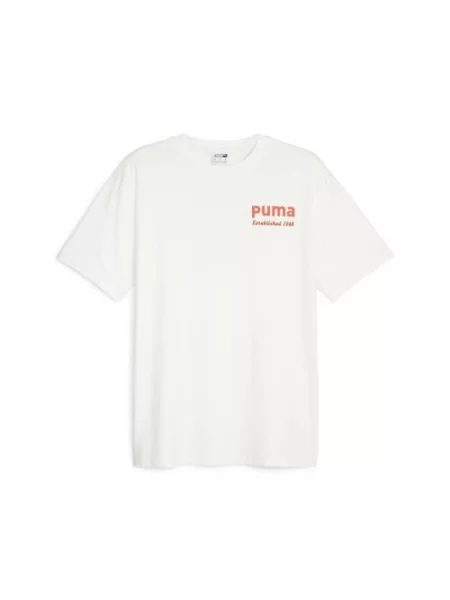 Koszulka sportowa Puma Team Graphic Tee biała