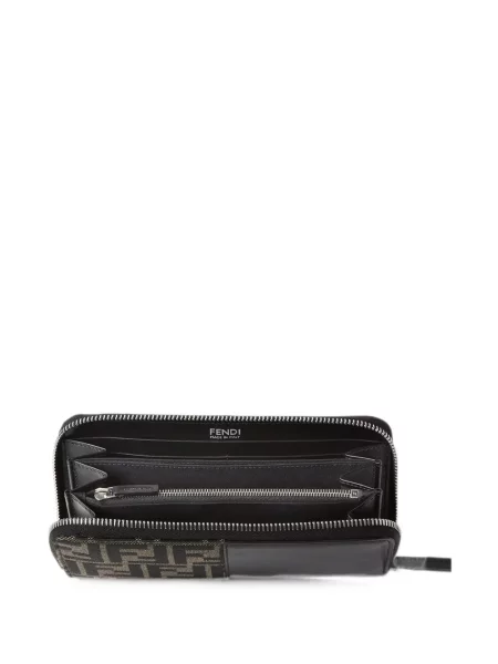 Portofel Fendi din jacard negru