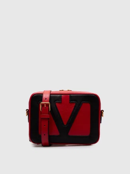Шкіряна сумка крос-боді Viva Superstar Valentino червона