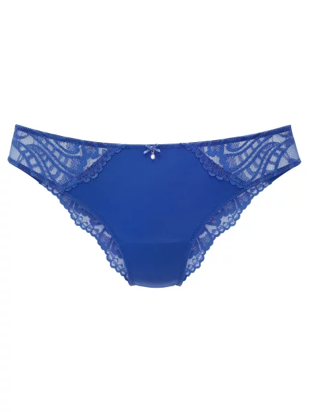 LASCANA Tanga cobalt albastru