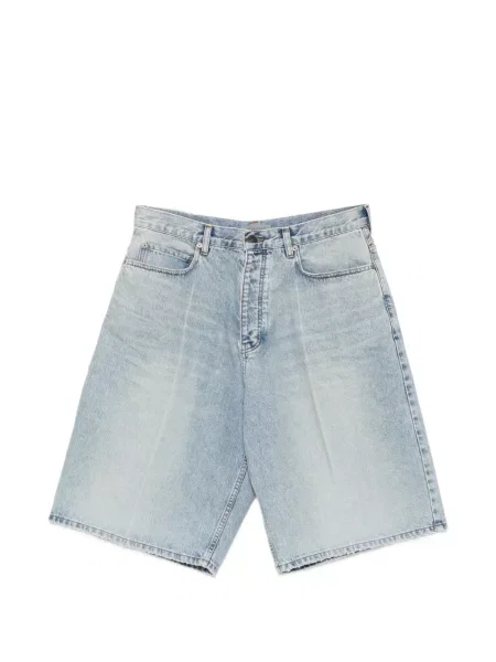 Pantaloni scurți din denim Balenciaga albastru