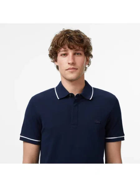 Lacoste поло чоловіче Regular Fit блакитне