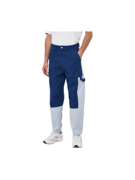 Jeansy straight leg Benetton niebieskie