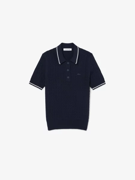Поло Lacoste синій