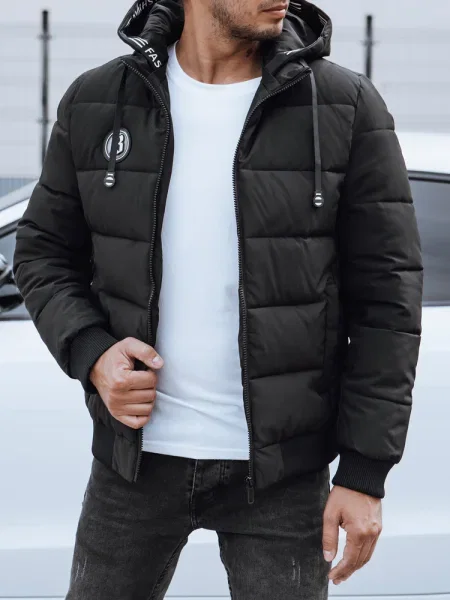 Geacă Dstreet cu glugă negru