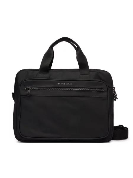 Tommy Hilfiger Torba za prenosnik Th Repreve Computer Bag črna