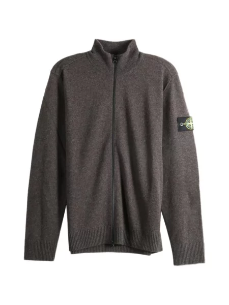 Kardigán Stone Island strasszokkal barna