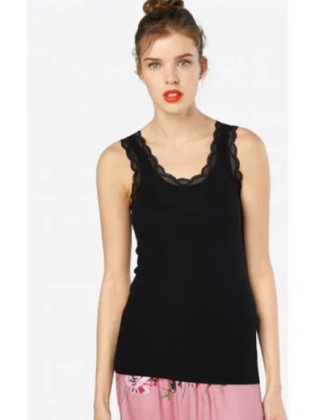 Cream Top Vanessa' negru
