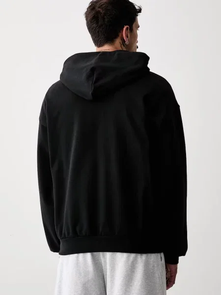 Adidas bluza rozpinana z kapturem czarna