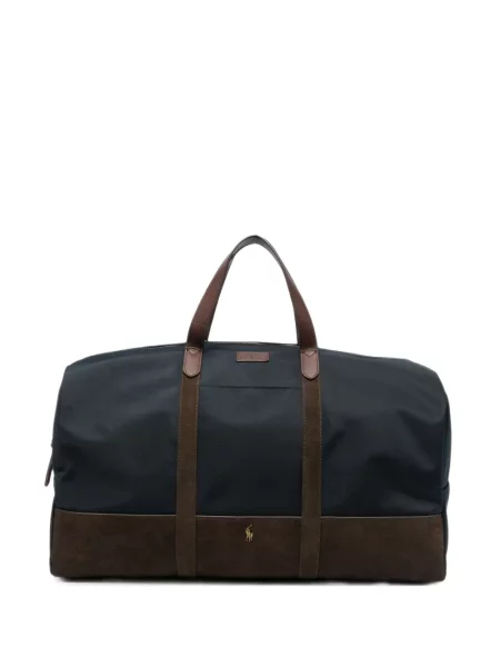 Geantă Polo Ralph Lauren cu broderie albastru