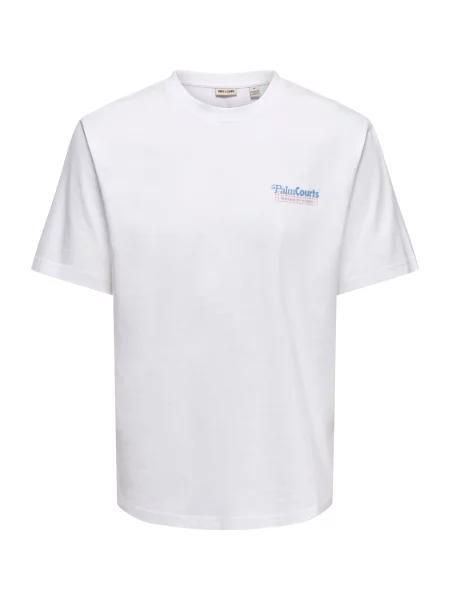 Only & Sons Tricou ONSFRED NADAL albastru / roz / negru alb