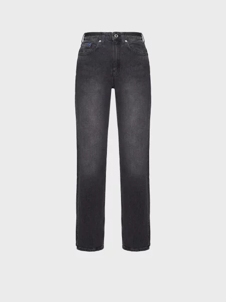 Прямые джинсы Karl Lagerfeld Jeans серые