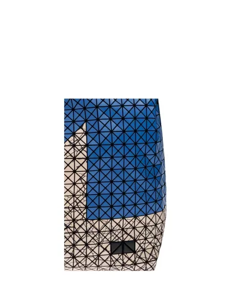 Geantă Bao Bao Issey Miyake cu imprimeu geometric albastru