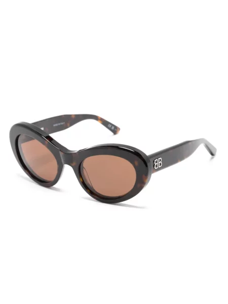 Saulės akiniai Balenciaga Eyewear ruda