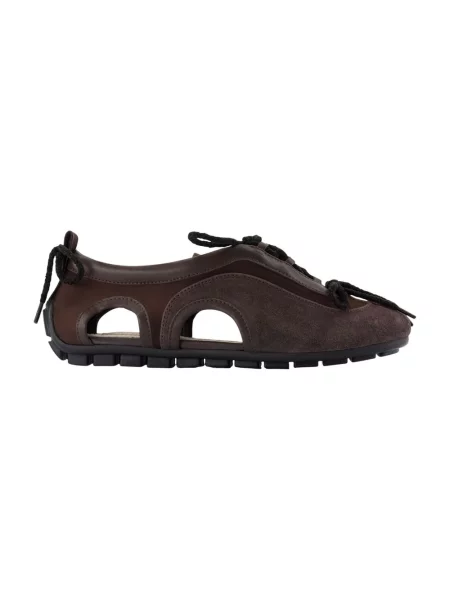 Sneakersy Simone Rocha brązowe