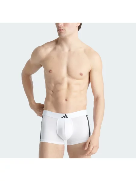 Bokserki Active Flex Cotton Low Rise Underwear białe