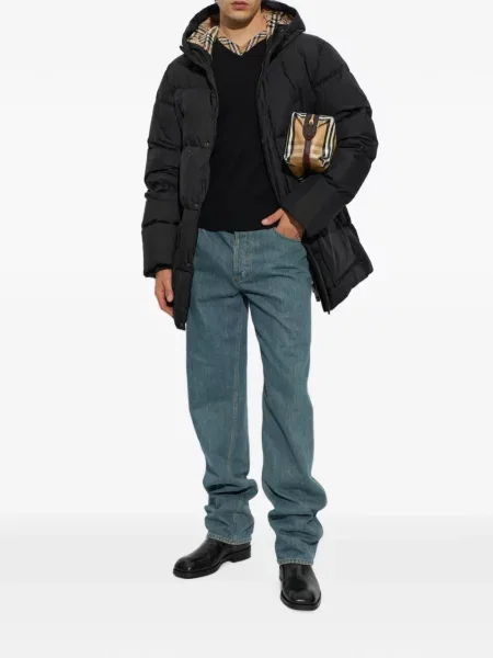 Geacă cu puf Burberry negru
