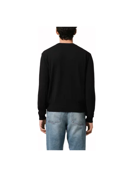 Sweter Ami Paris wełniany czarny