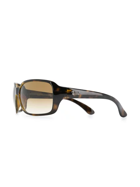 Plačiakojis saulės akiniai Ray-ban ruda
