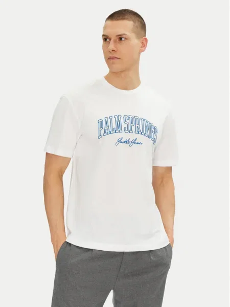 Jack&Jones Tricou Detroit alb
