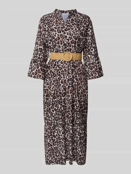 Sukienka midi z model Zabaione czarna