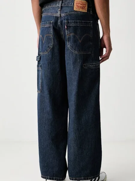 Levi's jeansy relaxed fit EXTRA BAGGY UTILITY granatowe