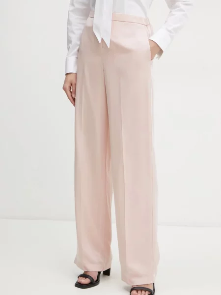 Svilene hlače Theory roza