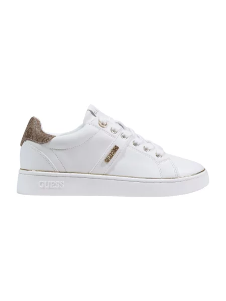 Sneakersy Guess z autografem białe