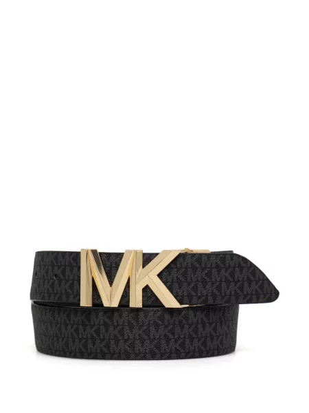 Curea Michael Michael Kors din piele cu imagine cu talie înaltă roz