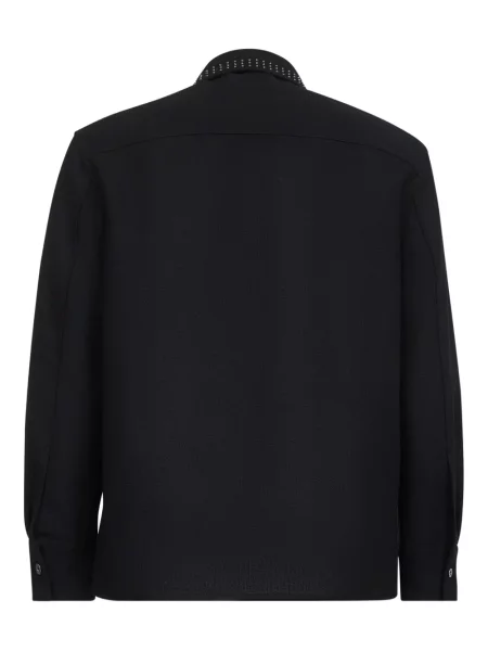 Cămașă Jil Sander de lână negru