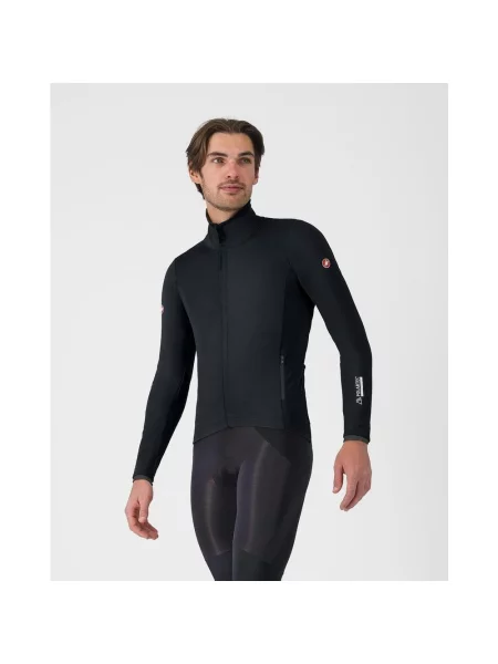 Kurtka przeciwwiatrowa Castelli Alpha Rosso Corsa S czarny