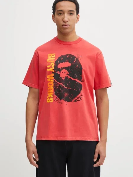 A Bathing Ape tricou din Garment Dye