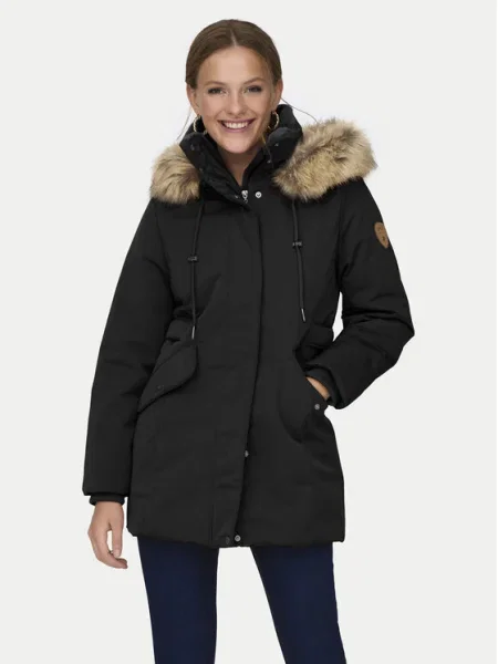 Geacă parka Only negru