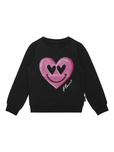 Bluza dziecięca Philipp Plein czarna